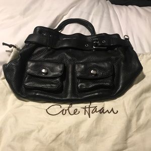 Cole Haan Black Leather Handbag